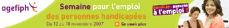 bannière semaine de l'emploi des personnes handicapées
